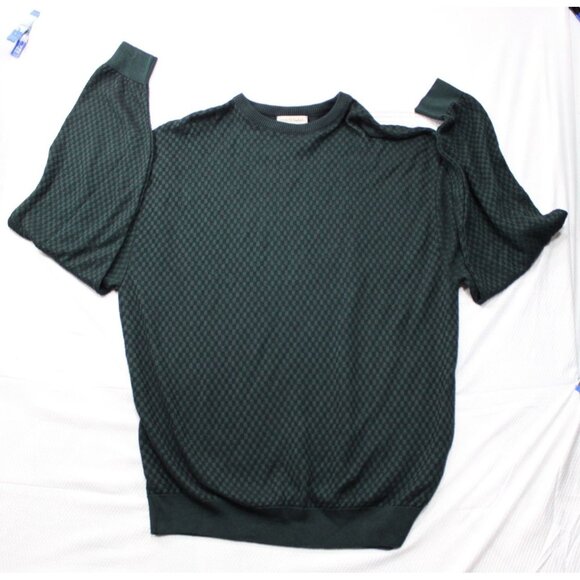 NWT Tricots St. Raphael Irish Green Shutter Crewneck Sweater XL Made In USA - Picture 1 of 5